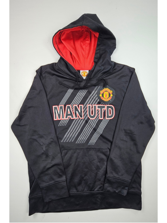 Manchester United Other - Manchester United Pullover Hoodie Men’s Medium Black Red Soccer